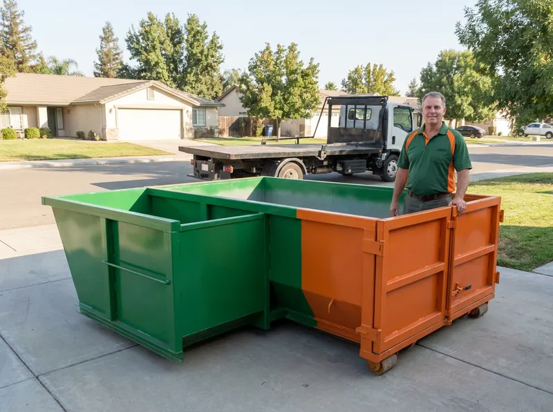 10-Yard Dumpster Rental in Visalia, CA